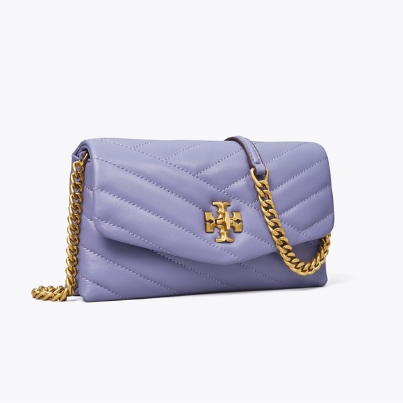 Tory Burch Handbags - 🌺Host Pick 🌺 Tory Burch Kira Chevron Chain Wallet- Dark Lotus